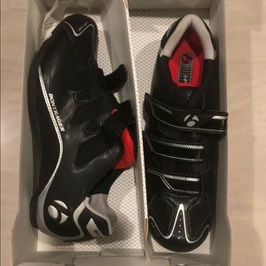 Bontrager Solstice Road Spin Shoes + Toe Clips S10